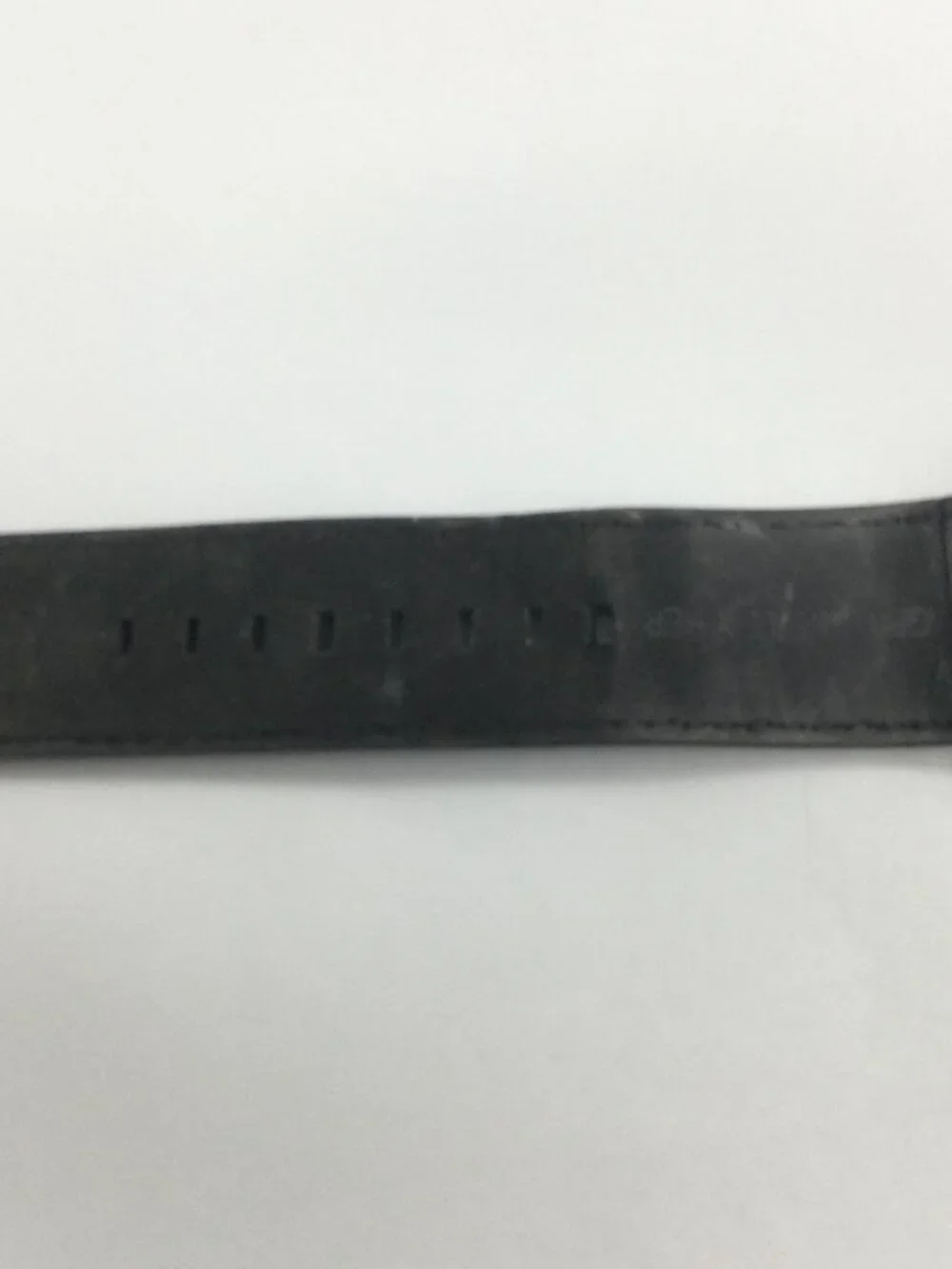 MVMT Black Rose Mens Watch 45mm Black Rose Gold Leather Band New Battery